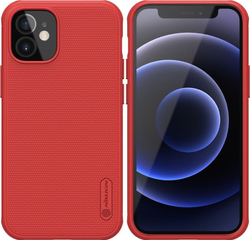 Fotoja e Mbrojtëse për celular Nillkin Frosted Shield për Pro iPhone 12 Mini, e kuqe