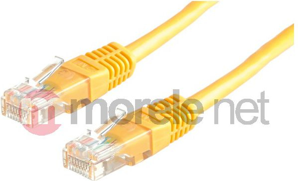 Fotoja e Kabllo rrjeti Value, UTP, Cat6, 5 m, e verdhë