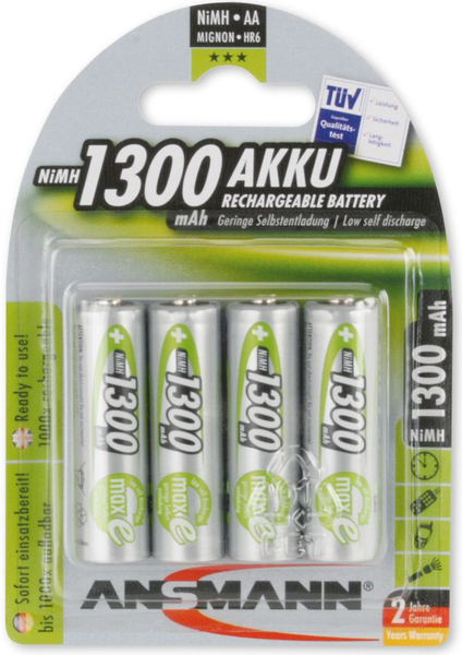 Fotoja e Bateri Ansmann AA / R6, 1300mAh, 4 copë