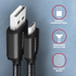 Fotoja e Kabllo AXAGON USB-A - micro USB2.0 HQ, 2.4A, 1.5m, e zezë, Picture 3