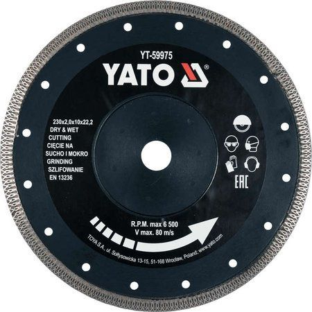 Fotoja e Disk prerës Yato 230mm