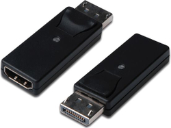 Fotoja e Përshtatës AV Digitus DisplayPort në HDMI, i zi