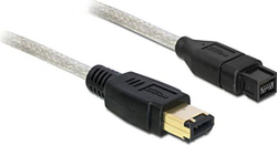 Fotoja e Kabllo Delock Firewire 9-pin në 6-pin, 1m, e tejdukshme