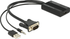 Fotoja e Përshtatës Delock D-Sub (VGA) - HDMI + USB-A + Jack 3.5mm, i zi, Picture 1