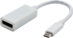 Fotoja e Përshtatës USB-C - DisplayPort, i bardhë