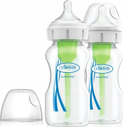 Fotoja e Biberona Dr Browns, 270 ml, 2 copë, transparent