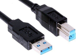 Fotoja e Kabllo PremiumCord USB-A - USB-B, 5m, e zezë