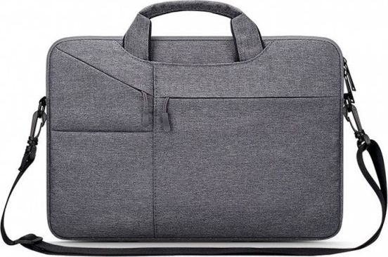 Fotoja e Çantë laptopi Tech-Protect PocketBag, 16", e hirtë