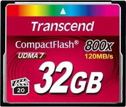 Fotoja e Kartë memorie CF Transcend 800x, 32GB
