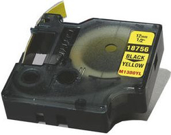 Fotoja e Shirit etiketash Dymo RHINO 18490, 3.5m x 12mm, i verdhë