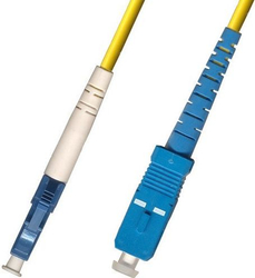 Fotoja e Kabllo me fibër optike MicroConnect LC/UPC - SC/UPC, 9/125 µm, 2m, e verdhë