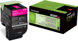Fotoja e Toner për printer Lexmark 80C20M0, magenta