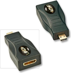 Fotoja e Përshtatës Lindy AV HDMI Micro - HDMI Mini, i zi