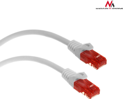Fotoja e Kabllo Maclean Patchcord, Cat6, 0.5m, e bardhë