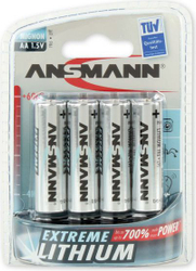 Fotoja e Bateri AA/ R6 Ansmann Extreme, 1.5V, 4 copë