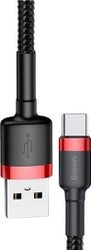 Fotoja e Kabllo Baseus USB-A - microUSB, 1 m, e zezë/kuqe