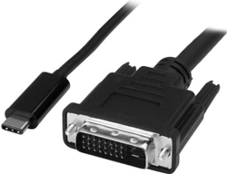 Fotoja e Kabllo DVI - USB-C, 2m, e zezë