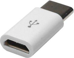Fotoja e Përshtatës Art USB C - microUSB KABADA USB/MIUSBC AL-OEM-162, i bardhë