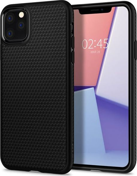 Fotoja e Mbrojtëse Spigen Liquid Air për iPhone 11 Pro, e zezë