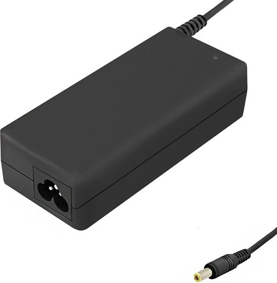 Fotoja e Karikues për laptop Qoltec 90W, 19V, 4.9A, i zi