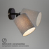 Fotoja e Spotlight Briloner  13 cm, 1x E27, 25W, gri, Picture 4