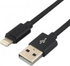 Fotoja e Kabllo EverActive USB-A - Lightning Cable, 1.2 m, e zezë, Picture 1