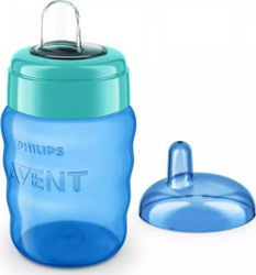 Fotoja e Shishe ushqyese për fëmijë Avent SCF553/05, 260ml, e kaltër