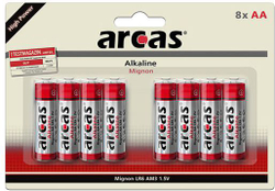Fotoja e Bateri AA/ R6 Arcas, 1.5V, 8 copë