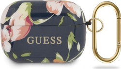 Fotoja e Mbrojtëse Guess Flower Collection për Airpods Pro, e kaltër