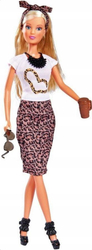 Fotoja e Kukull Simba Steffi fashionable leopard print Simba