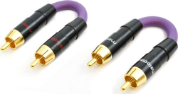 Fotoja e Përshtatës Melodika RCA (Cinch) x2 - RCA (Cinch), vjollcë