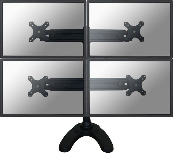 Fotoja e Mbështetëse tavoline për 4 monitorë Neomounts (FPMA-D700DD4), 19" - 30"