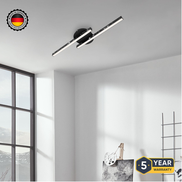 Fotoja e Ndriçues Briloner Led 60 cm, 10,5W, 1400lm, i zi