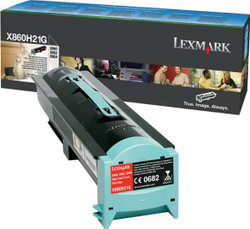 Fotoja e Toner origjinal Lexmark X860H21G, i zi