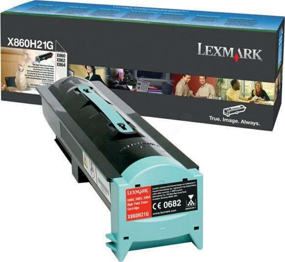 Fotoja e Toner origjinal Lexmark X860H21G, i zi