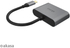 Fotoja e Kabllo Akasa USB Type C 2in1, HDMI, D-Sub, 18cm, Picture 4
