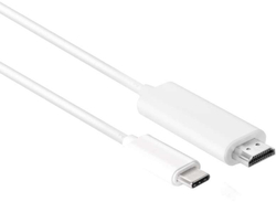 Fotoja e Kabllo USB Club 3D CAC-1514, USB-C në HDMI, 1.8 m, e bardhë