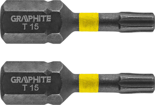 Fotoja e Majë për kaçavidë Graphite T15 x 25 mm, 2 copë