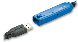 Fotoja e Kabllo Lindy USB-A - USB-A, 8m, e zezë