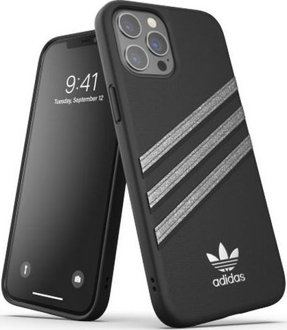 Fotoja e Mbrojtëse e pasme Adidas OR Molded për iPhone 12 Pro Max, e zezë