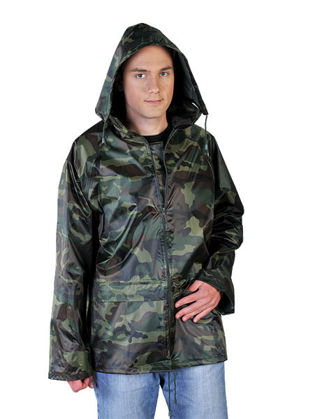 Fotoja e Xhaketë shiu Reis Hooded, M, kamuflazh