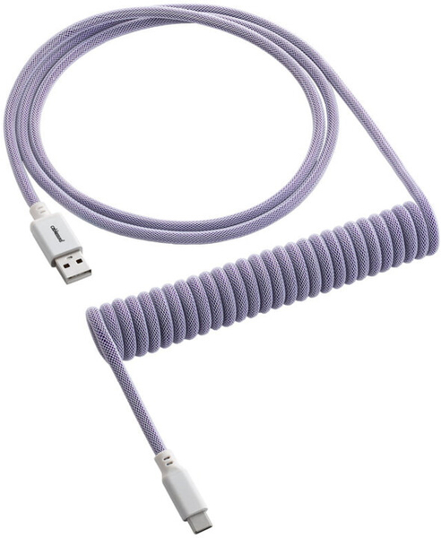 Fotoja e Kabllo spirale CableMod Classic, USB-C/USB-A, 1,5m, vjollcë
