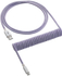 Fotoja e Kabllo spirale CableMod Classic, USB-C/USB-A, 1,5m, vjollcë, Picture 1