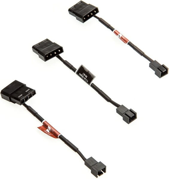 Fotoja e Kabllo Noctua Molex - 3-pin NA-SAC1, 0.12 m, e zezë
