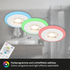 Fotoja e Ndriçues Briloner LED RGB 8,4 cm, 3x5W, 460lm, i bardhë, Picture 2