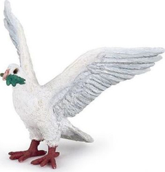 Fotoja e Lodër Papo Pigeon Figurine, 401036, e bardhë