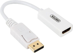 Fotoja e Përshtatës AV Unitek DisplayPort në HDMI, i bardhë