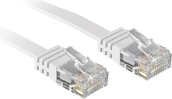 Fotoja e Kabllo Lindy Patchcord Cat.6 47505, 10m, e bardhë