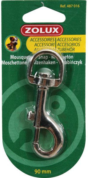 Fotoja e Karabiner Zolux, 90mm, i argjendtë