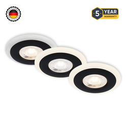 Fotoja e Ndriçues Briloner LED 8,4 cm, 3x LED, 5W, 460 lm, i zi